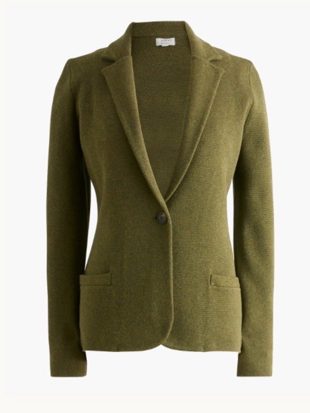 NWT J Crew Schoolboy Sweater Blszer - Loden